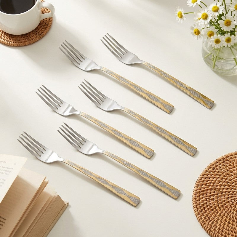 Tosca Stainless Steel Forks (19.5 CM) - Set of Six