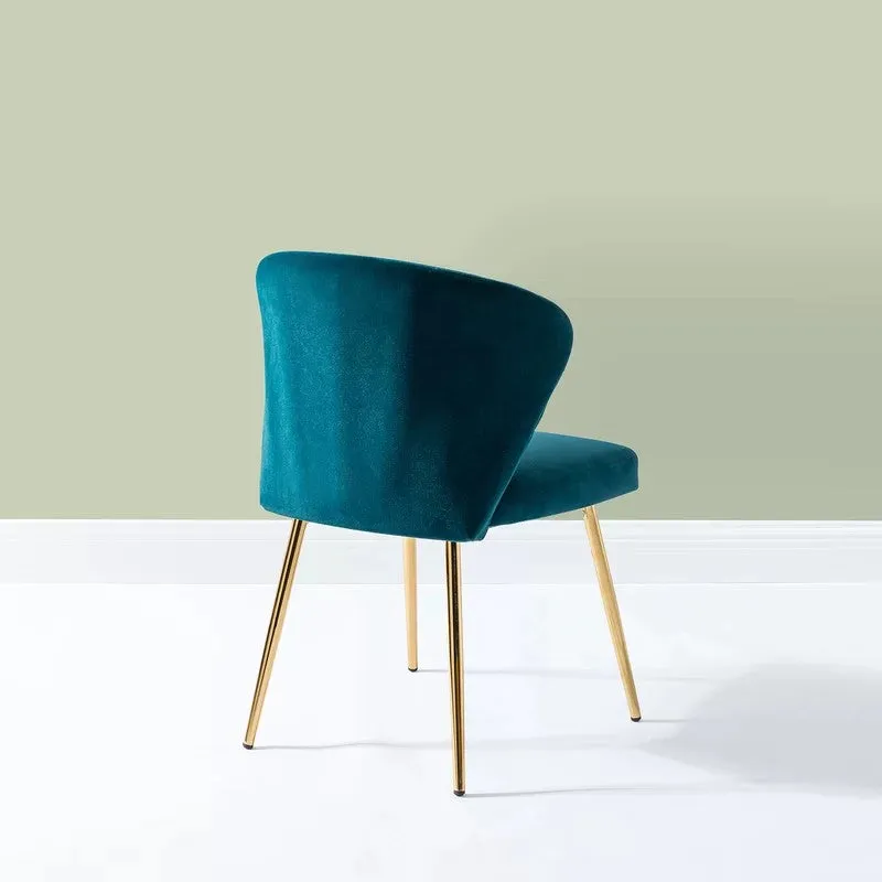 Cozyra Metal Accent Chair - Blue media 4