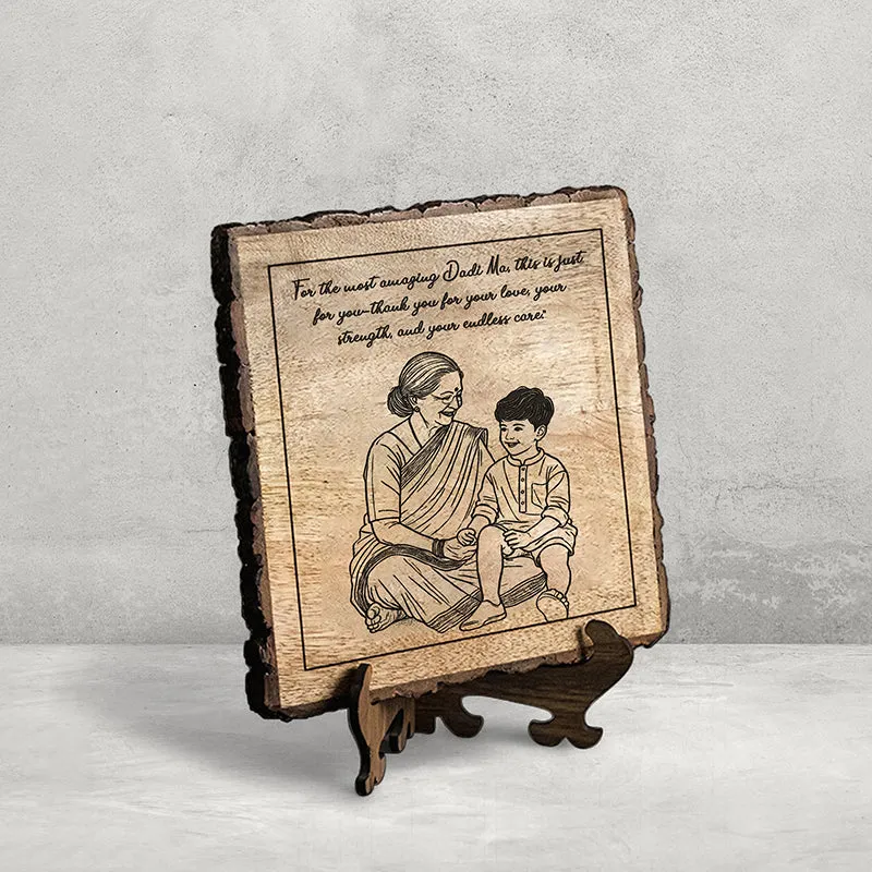 Most Amazing Dadi Wood Showpiece - Square media 3