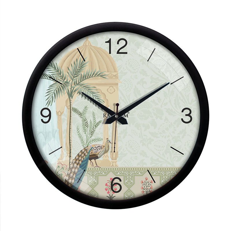 Ishantra Peacock Analog Wall Clock media 6