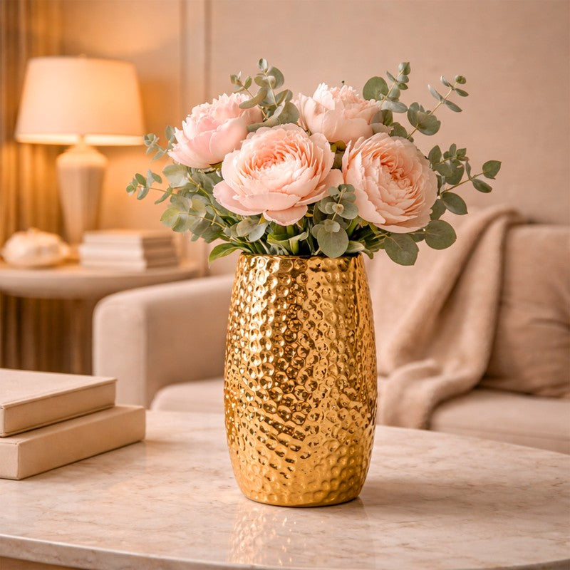 Opulent Glow Ceramic Vase media 6