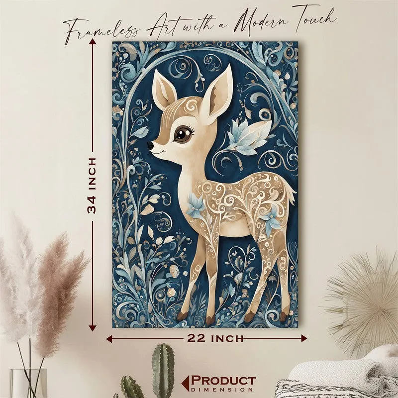 Deer of Dawn Wall Art media 9