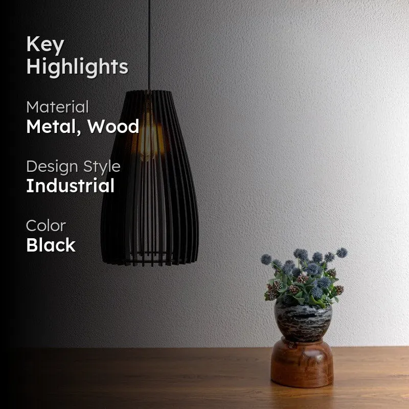 Lisatte Wooden Ceiling Lamp media 2