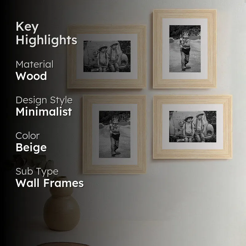 Timberline Charm Photo Frame (White) - Set Of Four media 2