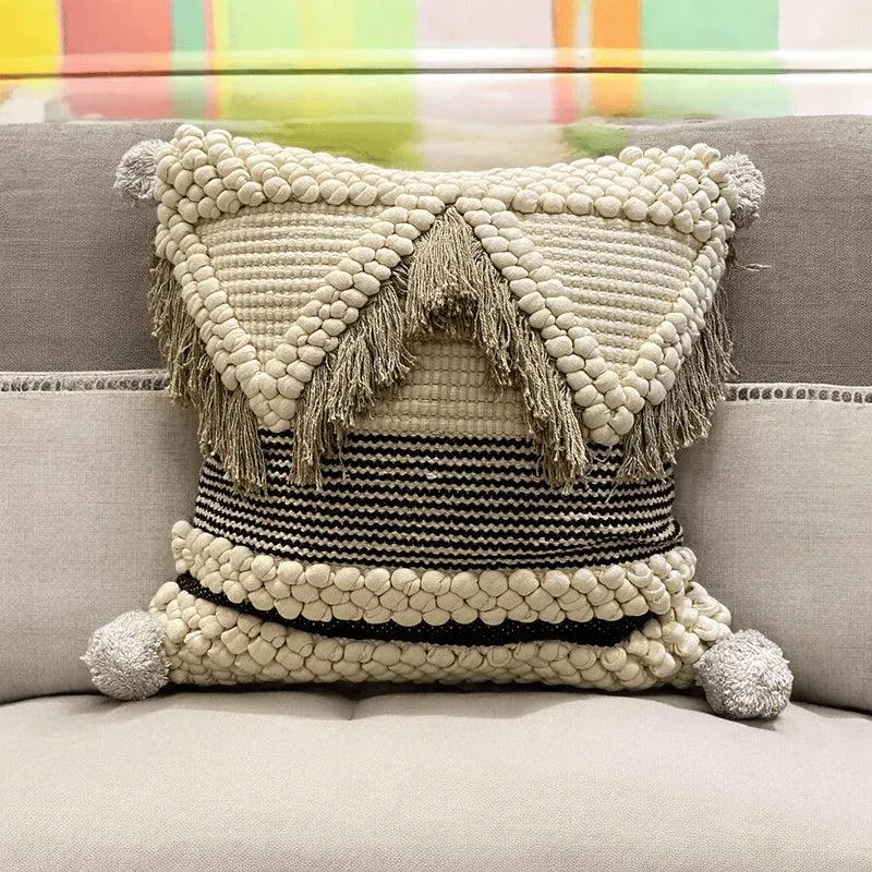 Wild Weave Tufted Cotton Cushion Cover media 6