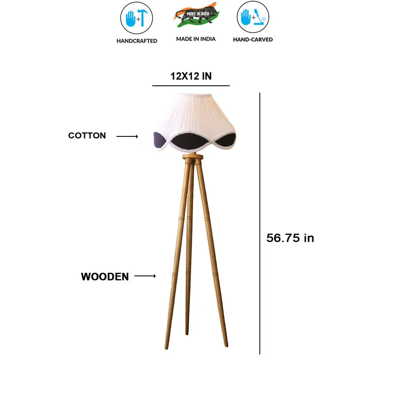 Valencia Tripod Floor Lamp - White, Black media 7