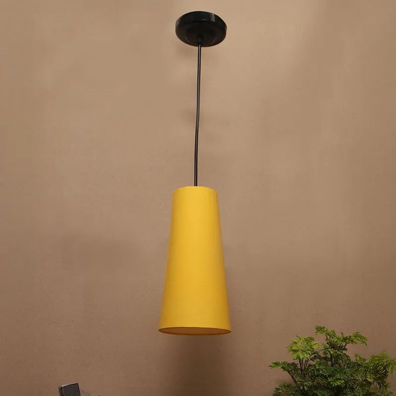 Ambient Aura Fabric Ceiling Lamp - Yellow media 4