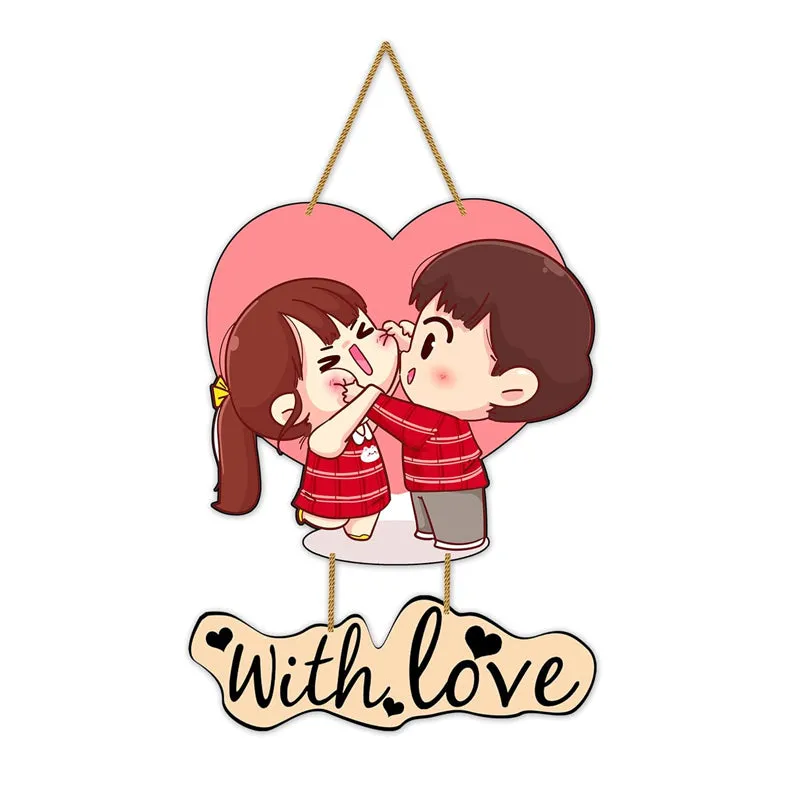 Couple With Love I Polyester & MDF Wall Hanging media 6