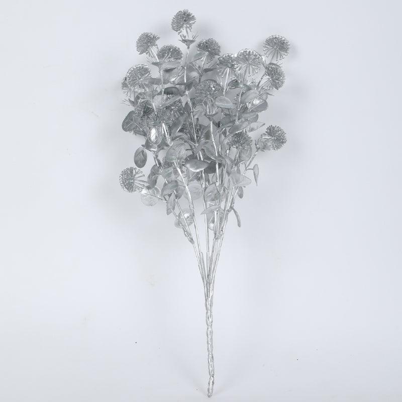 Faux Silver Dollar Eucalyptus Bunch (Silver) - Set Of Two media 3