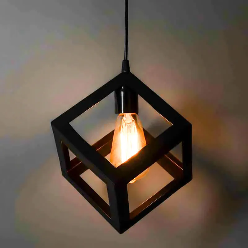 Cube Metal Ceiling Lamp media 1