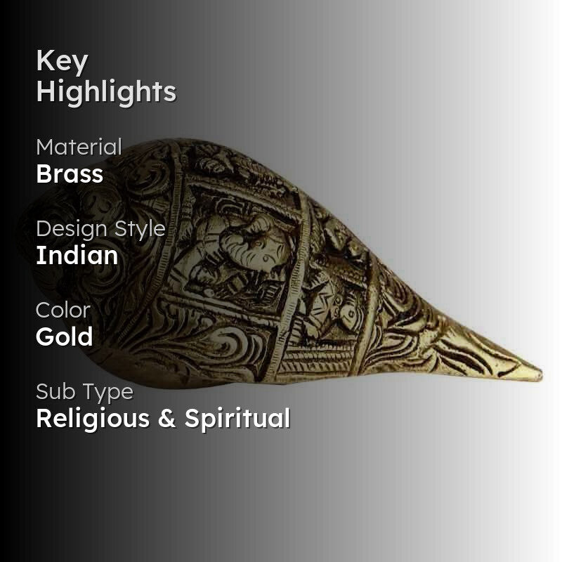 Engraved Brass Shankh media 2