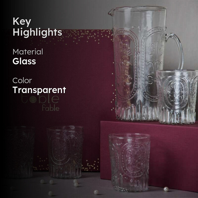 Glassy Glamour Jug & Glass Gift Box - Set Of Five media 2