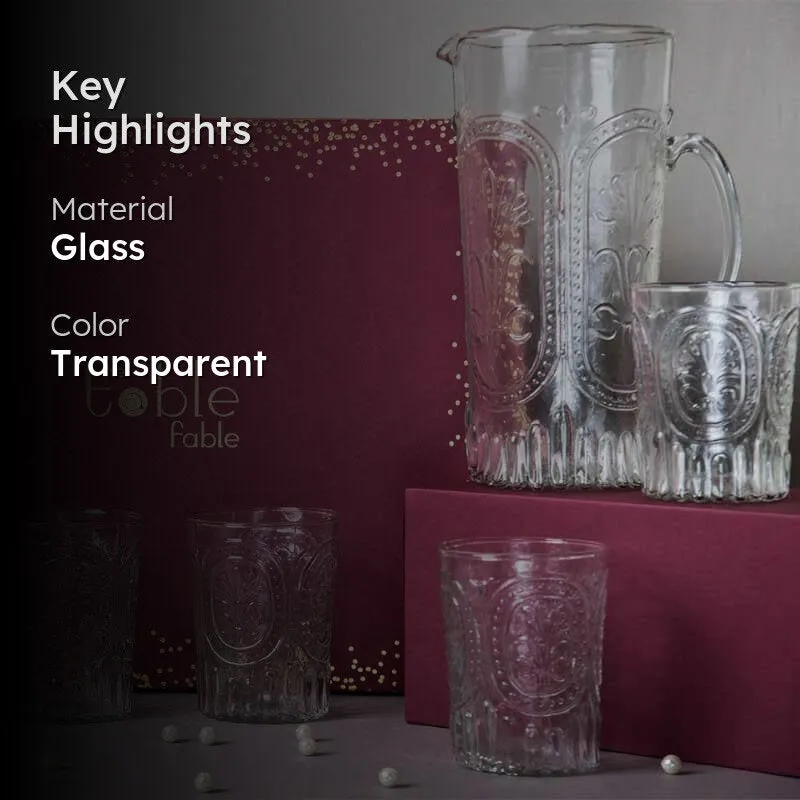 Glassy Glamour Jug & Glass Gift Box - Set Of Five media 2