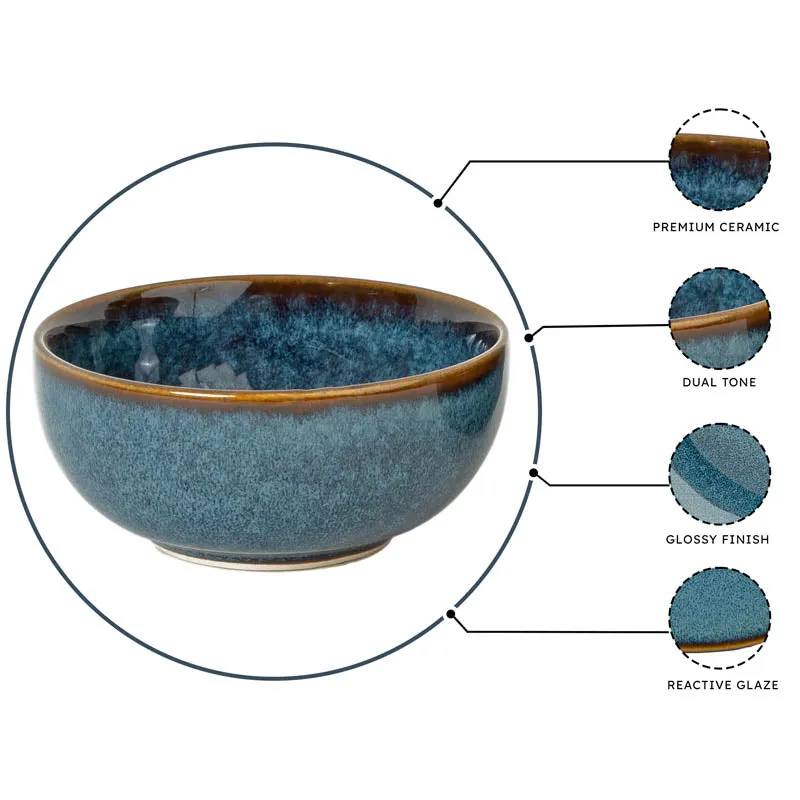 Tarangini Handmade Serving Bowl(160 ML) - Set of Four media 6