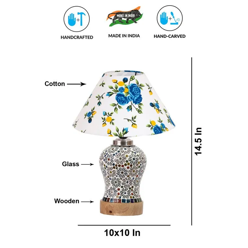 Santora Fleur Wooden Table Lamp - Multicolor media 9