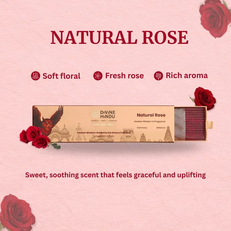 Natural Rose Divine Incense Sticks media 5