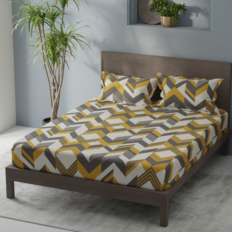 Tartan Single Microfiber Bedsheet - 120 GSM media 4