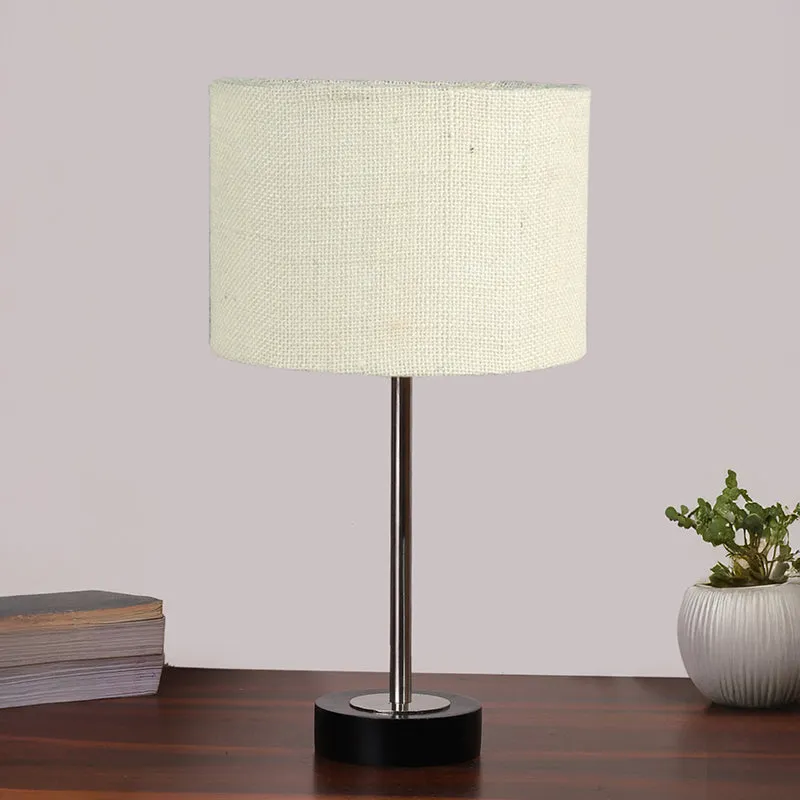 Sienna I Rodin Wooden Table Lamp - White,Silver,Black media 3