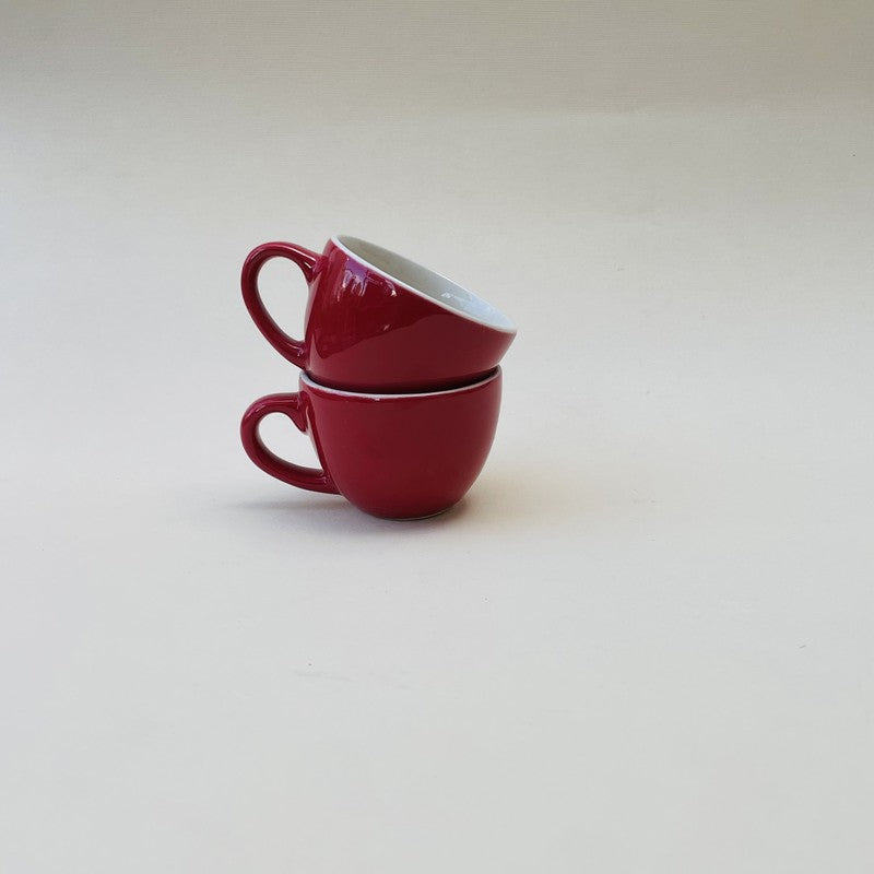 Mystic Ceramic Tea Cup (80 mL Each) - Set Of Two media 7