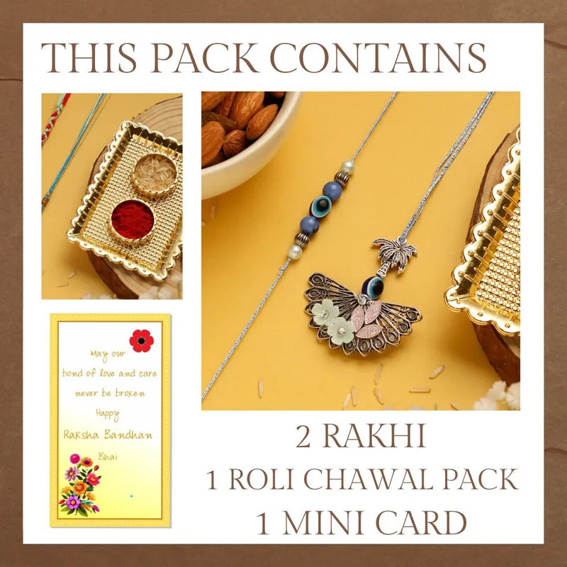 Dua Evil Eye Rakhi Hamper media 5