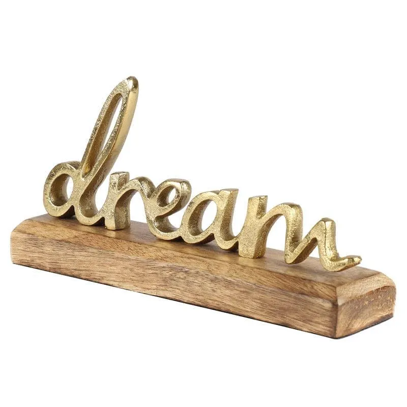 Dream Delve Typography Showpiece - Gold media 4