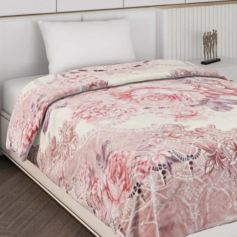 Monte Carlo Blush Blossom Blanket (Pink) - 1000 GSM media 5