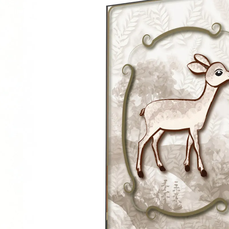 Fawn Fern Wall Art with Black Frame media 4