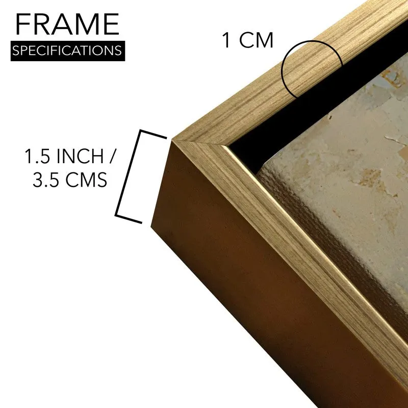 Vintage Murmur Canvas Wall Painting With Frame media 6