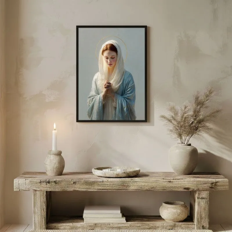 Faith & Grace Archival Paper Wall Painting With Black Frame media 3