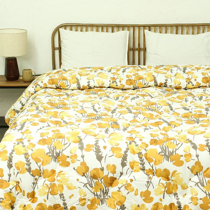 Amber Blossom Cotton Comforter - 350 GSM - 3