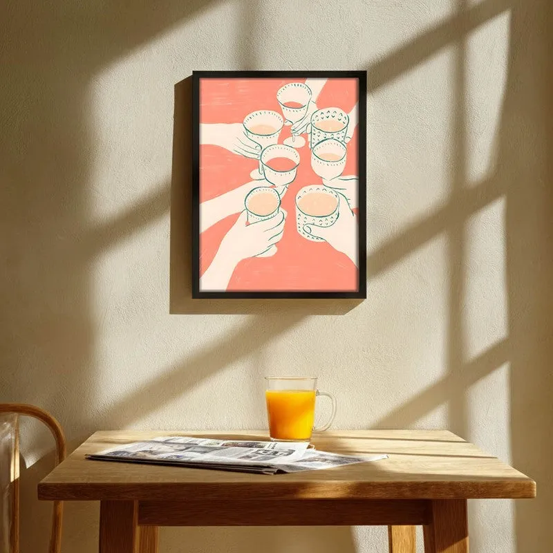 Marinara Muse Archival Canvas Wall Art - Black media 1