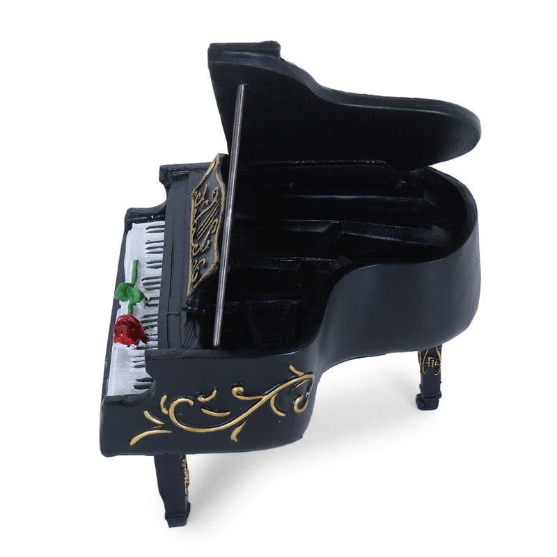 Piano Past Table Accent - Black media 5