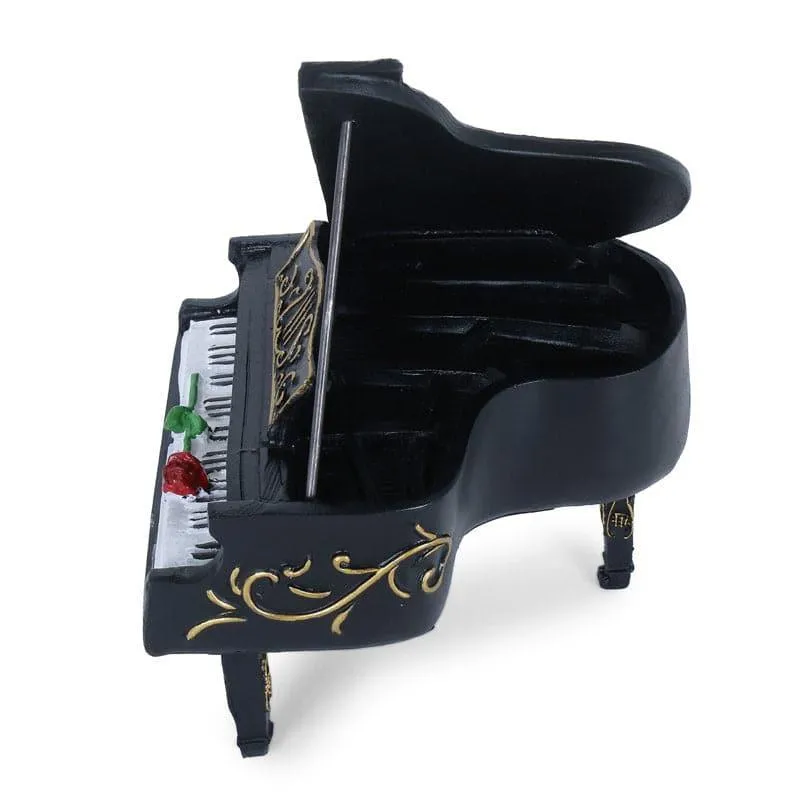 Piano Past Table Accent - Black media 5
