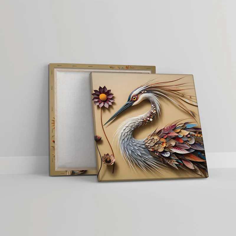 Precious Wings Canvas Wall Painting - Set Of Two media 4