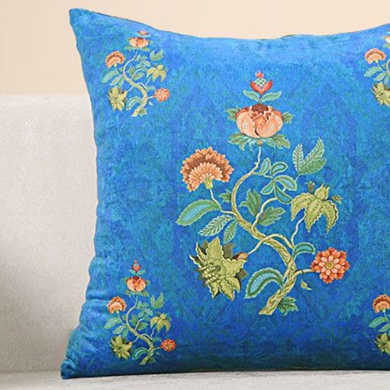 Swayam Lapiz Lazuli Cushion Cover - Set Of Two media 3