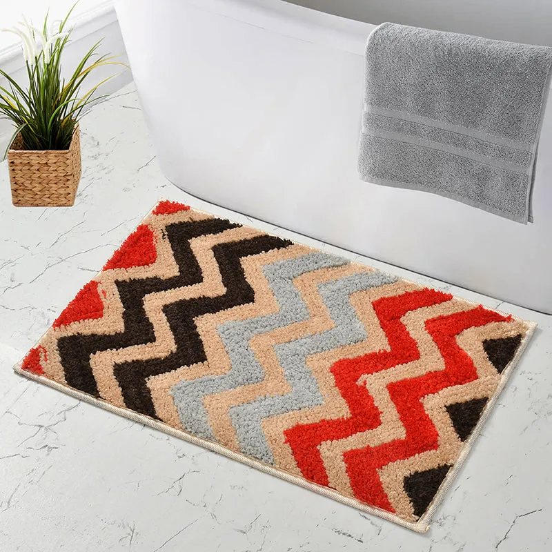Striava Microfiber Bath Mat - Red media 1