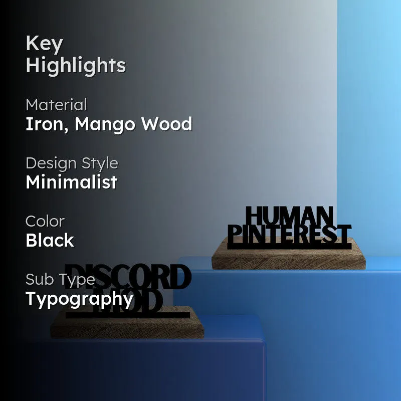 Discord Mod Typography Showpiece - Set Of Two media 2
