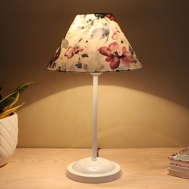 Lumikko Plane Printed Metal Table Lamp - Multicolor