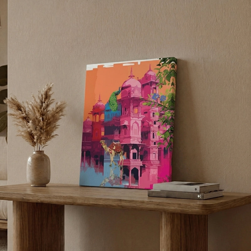 Architecture Charm Wall Painting