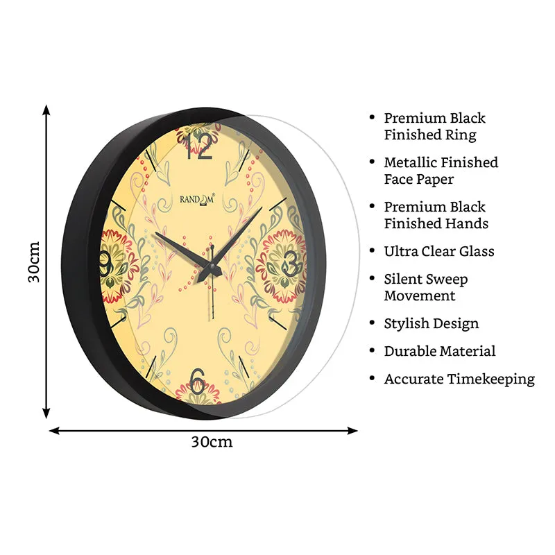 Indoura Analog Wall Clock media 8