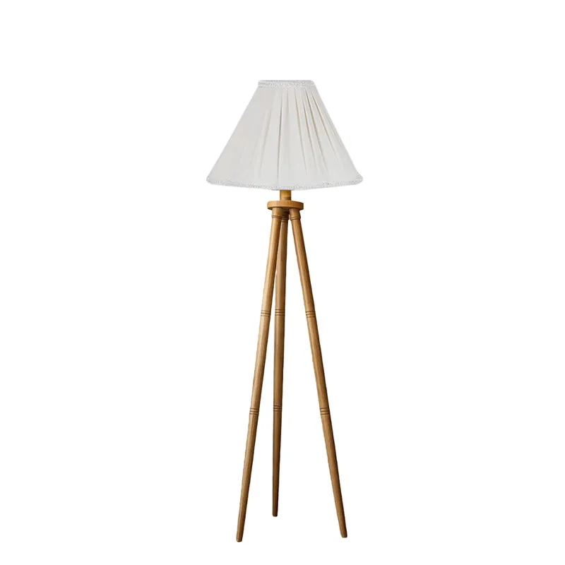 Pleatra I Tripod Floor Lamp - Beige media 3