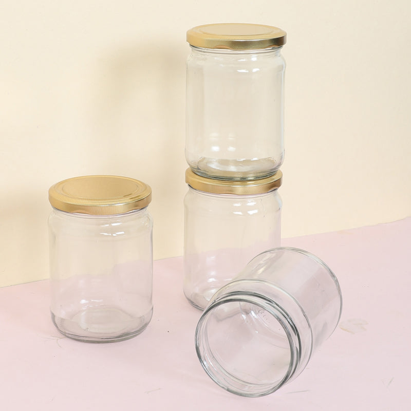 Owyn Airtight Storage Jar (500 mL Each) - Set Of Four