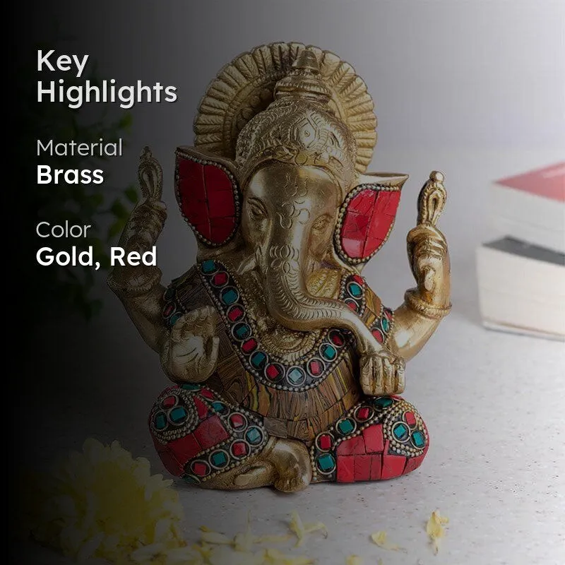 Lord Ganesha Bliss Showpiece media 2