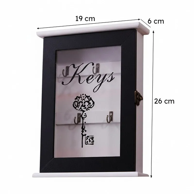 Keys Key Holder Wooden Wall Accent media 7