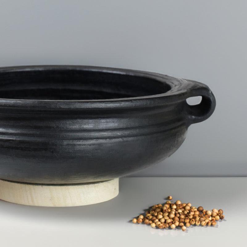 Dilaab Urali Clay Pot Black 2000 mL / 10 Inches media 4