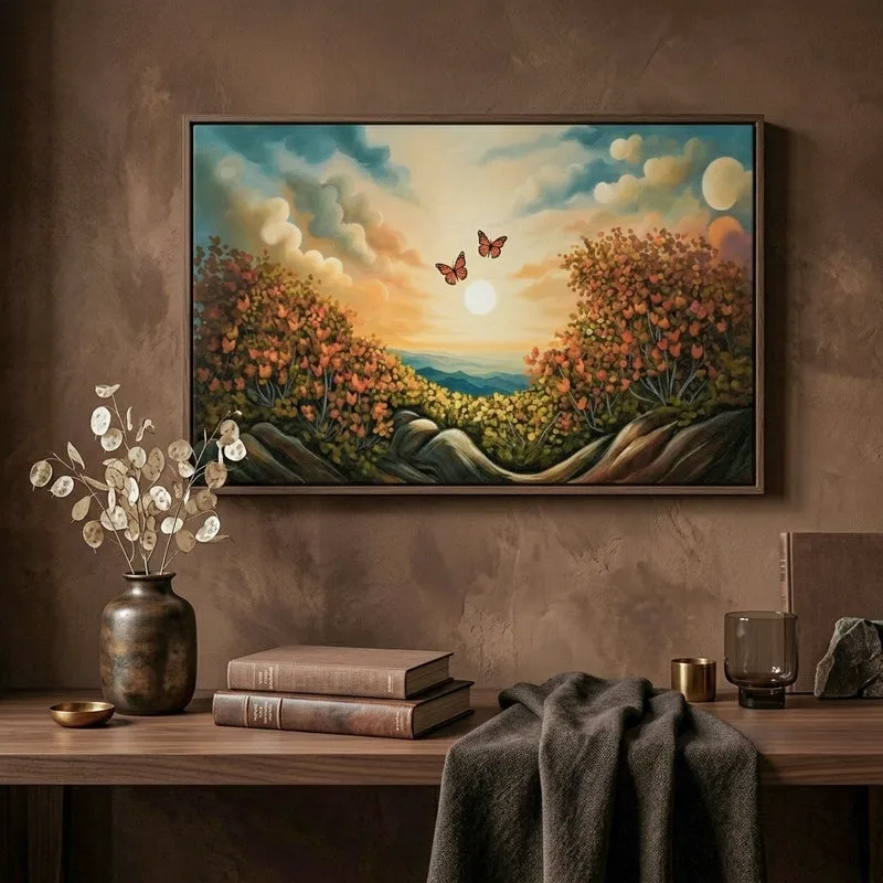Dawn Flutter Canvas Wall Painting media 3