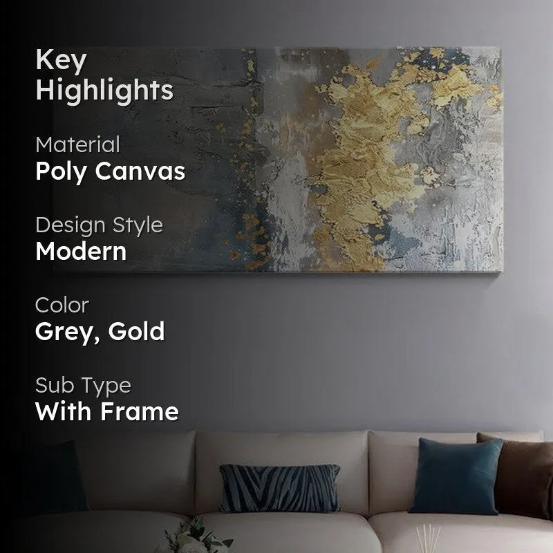 Modern Abstract Motion Poly Canvas Wall Painting media 2