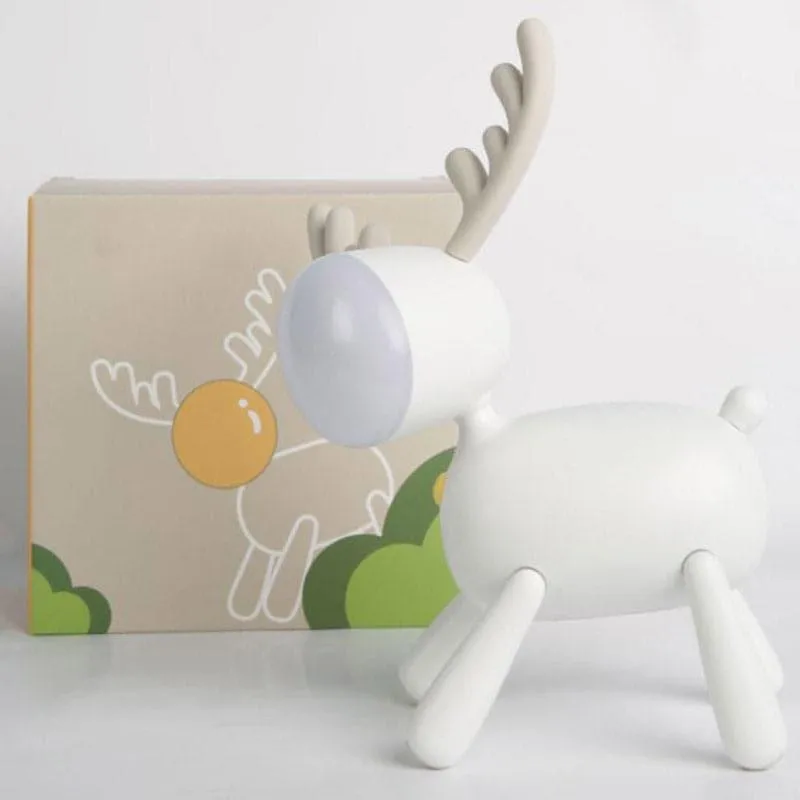 Jolly Reindeer LED Table Lamp - White media 3