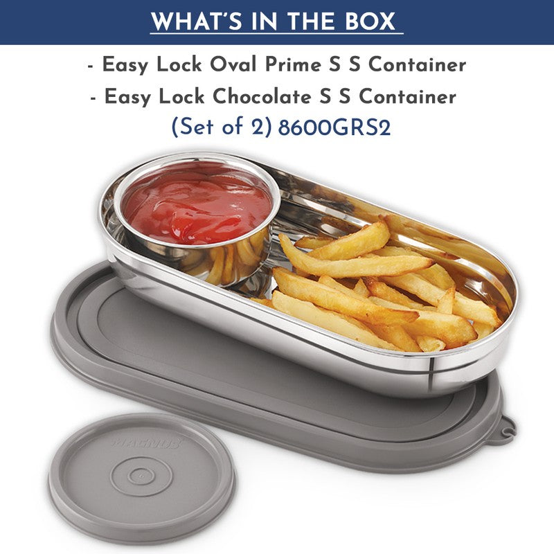Zenvia Daily Lunch Box (100 mL,450 mL) - Two Piece Set media 5