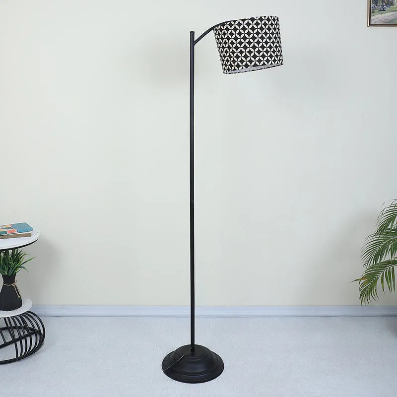 Tatania Printed Arched Iron Floor Lamp media 3